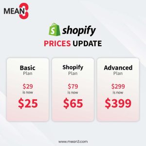 Updated Pricing Shopify